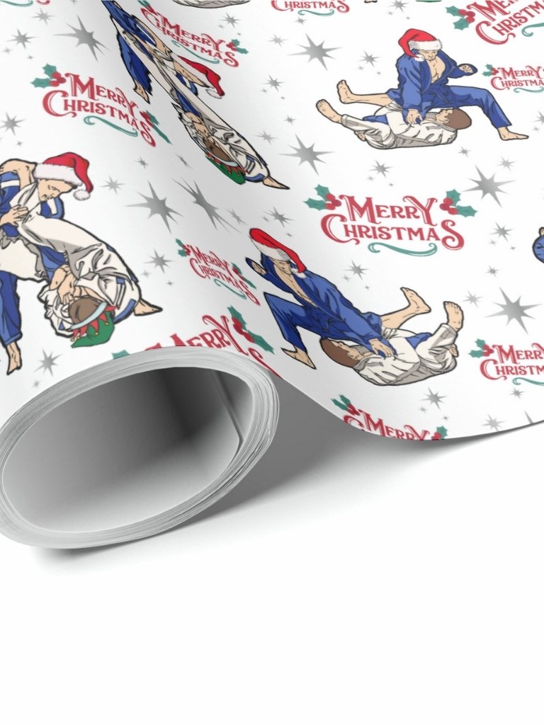 Jiu Jitsu Christmas Gift Wrapping Paper product image (1)