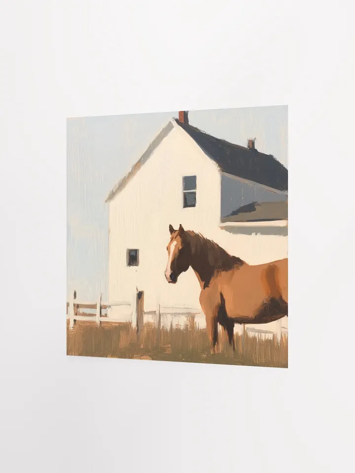 Modern Farmhouse: Brown Horse VII Art Print product image (8)
