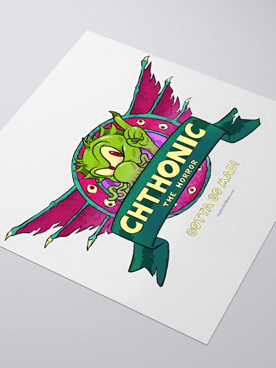 Chthonic The Horror - Kiss Cut Stickers product image (3)