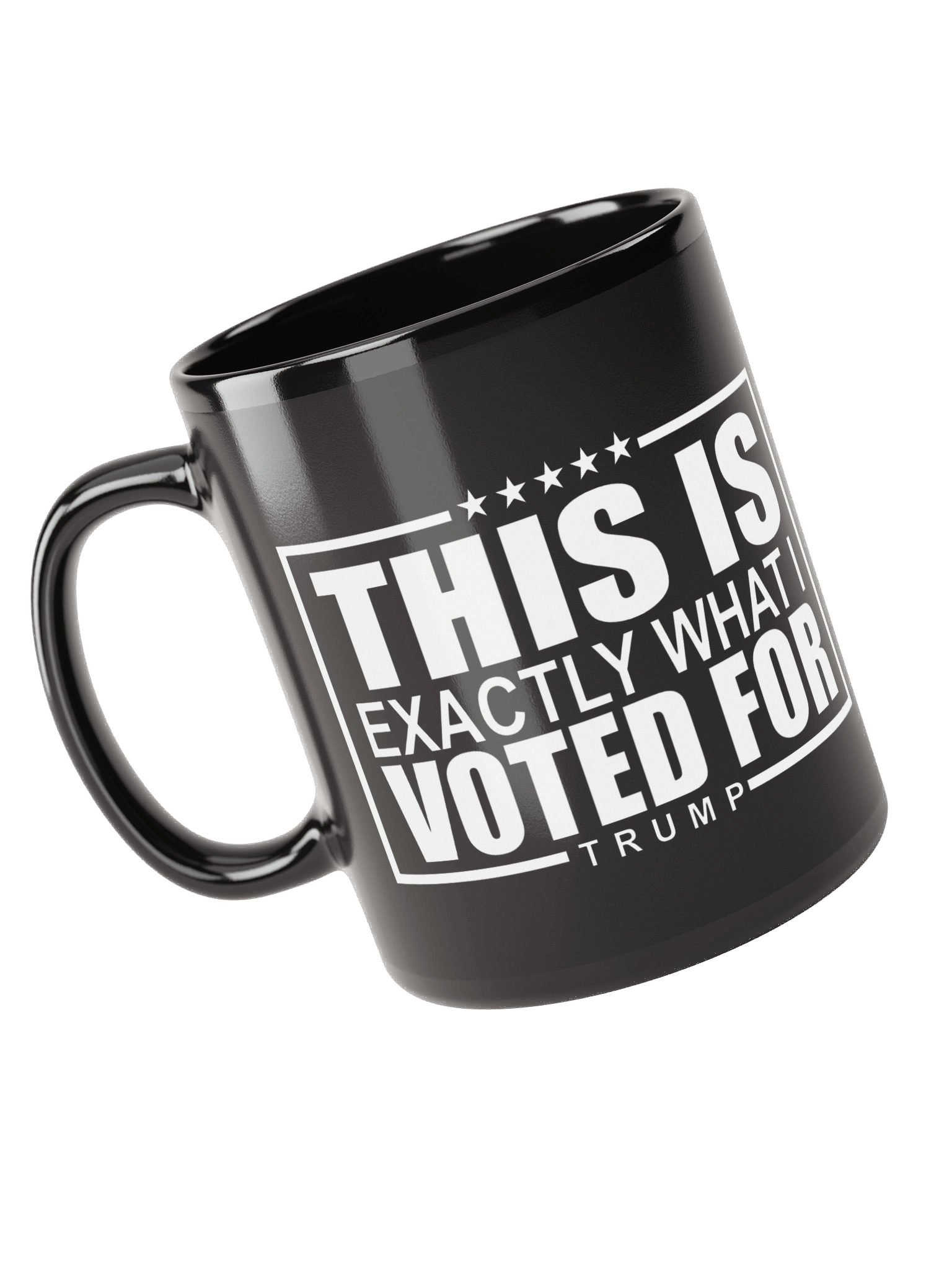This Is What I Voted For Mug (Black) product image (1)