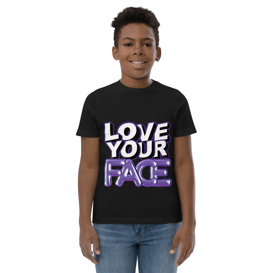 Youth Love Your Face Printed T-Shirt product image (1)