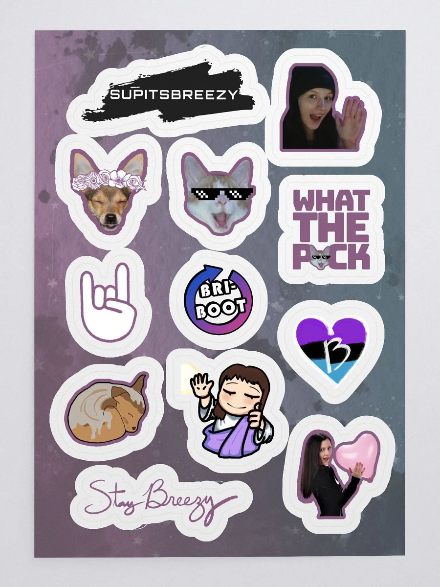 Emote Sticker Sheet! product image (3)