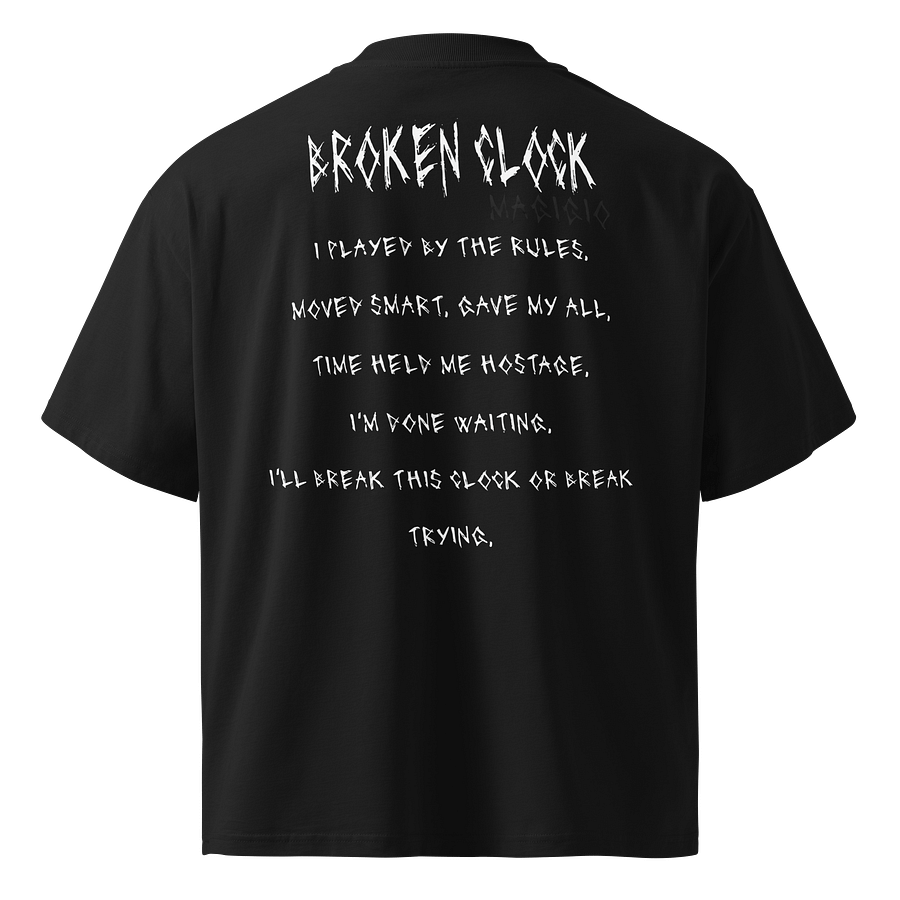Magigio Broken Clock Essential Oversized Tee product image (4)