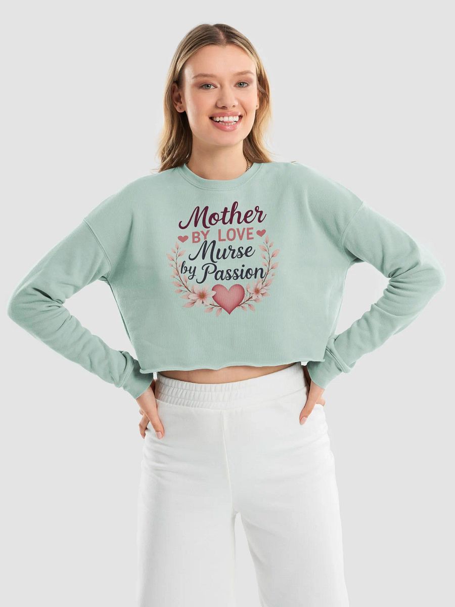 motherhood, Passionate Nurse Crop Sweatshirt product image (27)