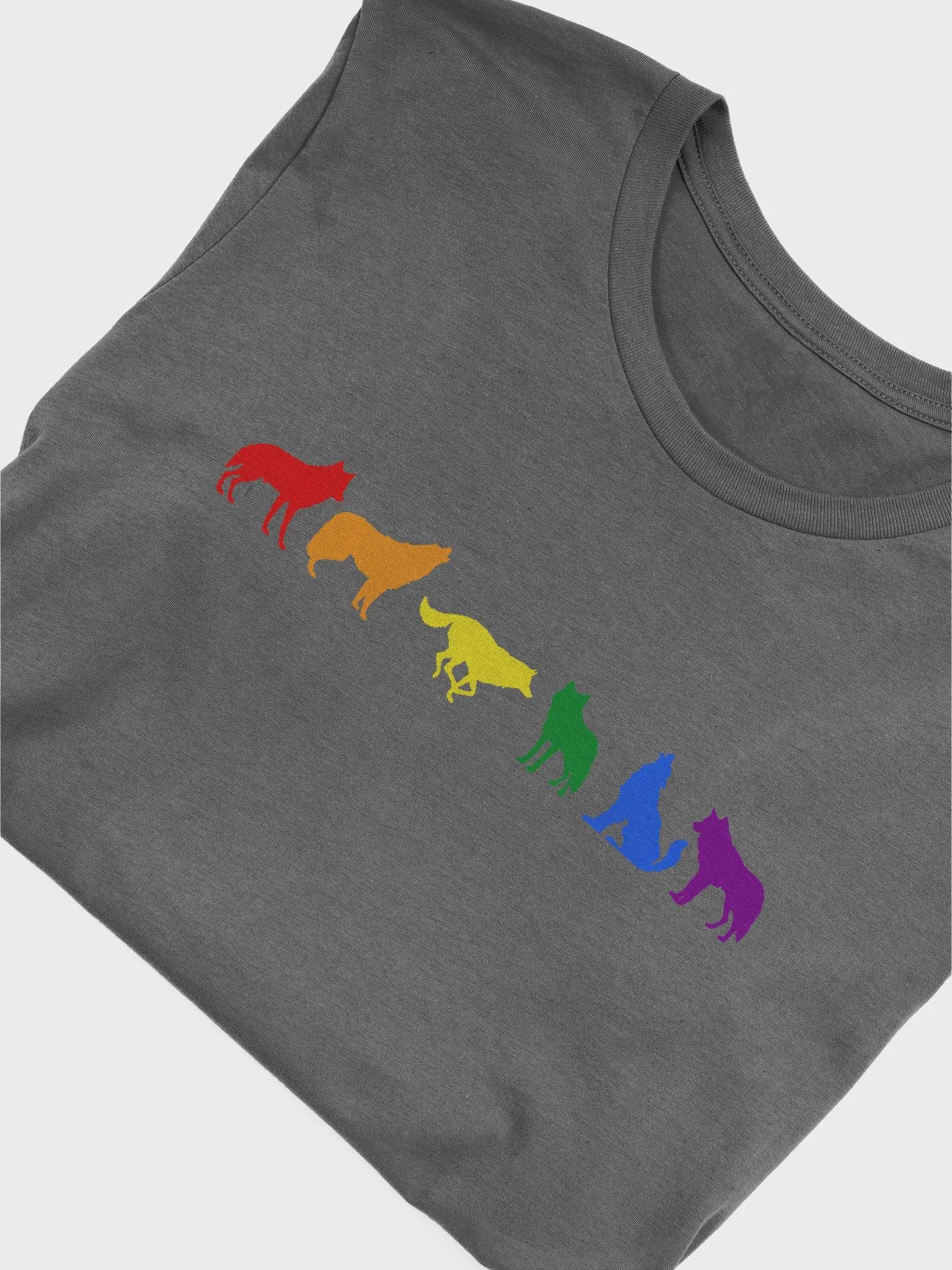 Rainbow Pride Wolves Women's T-Shirt product image (53)