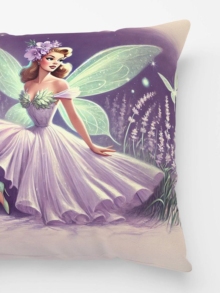 Lavender Fairy in a Meadow Pillow product image (4)