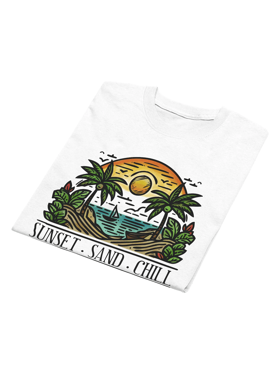 Sunset. Sand. Chill (Alternative) Gildan T-Shirt product image (4)