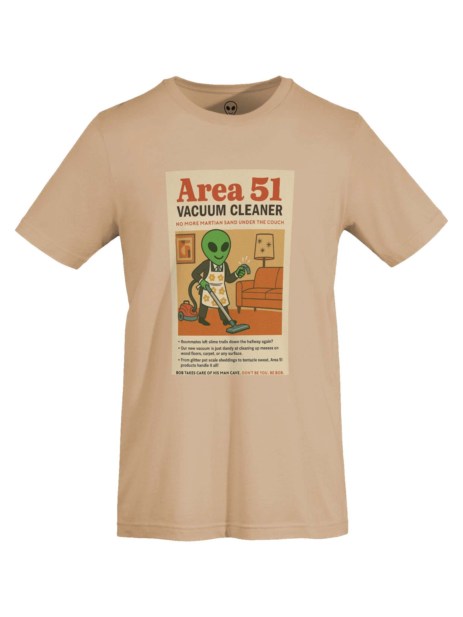 Area 51 Vacuum Cleaner Man Cave Roswell Aliens 1950's Retro Poster Unisex T-Shirt product image (7)