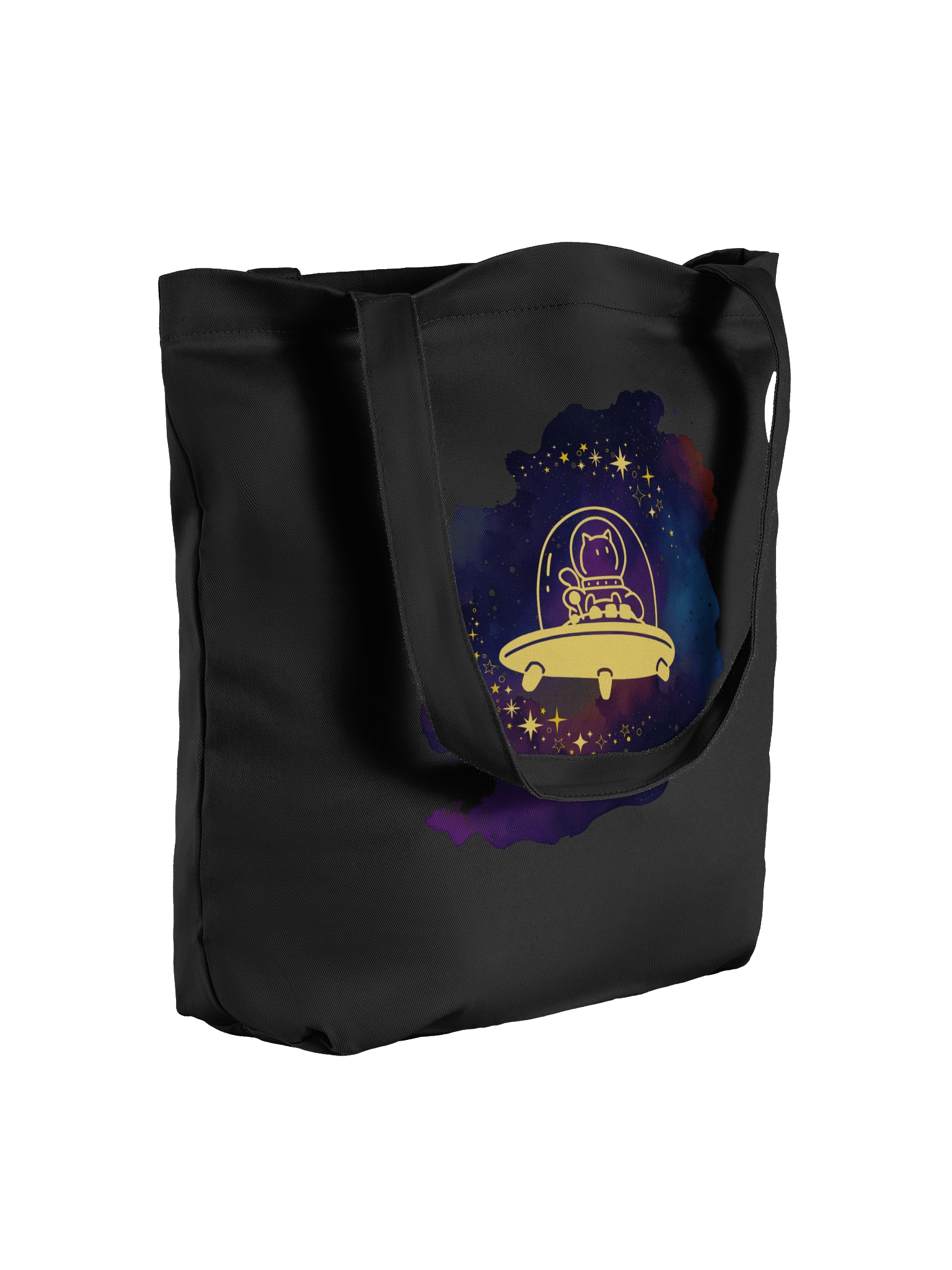 "Space Cat X CosmicTay" Logo Tote Bag product image (7)