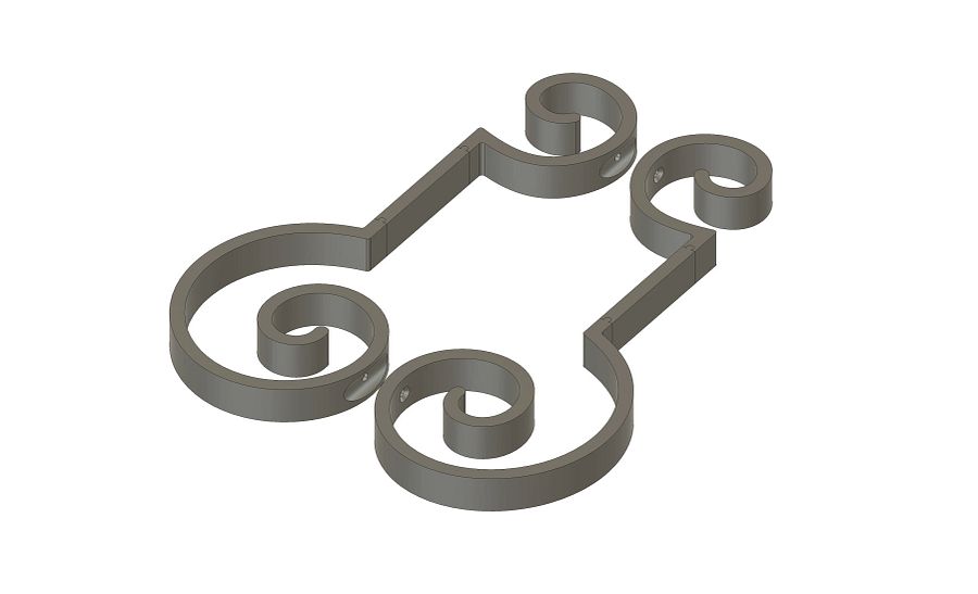 Haunted Mansion Inspired Gate/Fence Detail 3D Model product image (1)