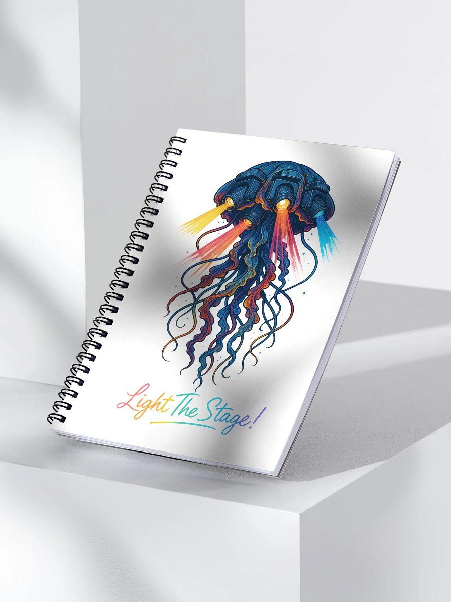 Theatrically Jerry: "Light The Stage!" Spiral Notebook product image (3)
