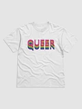 QUEER Stacked (8-Color Rainbow) - T-Shirt product image (1)