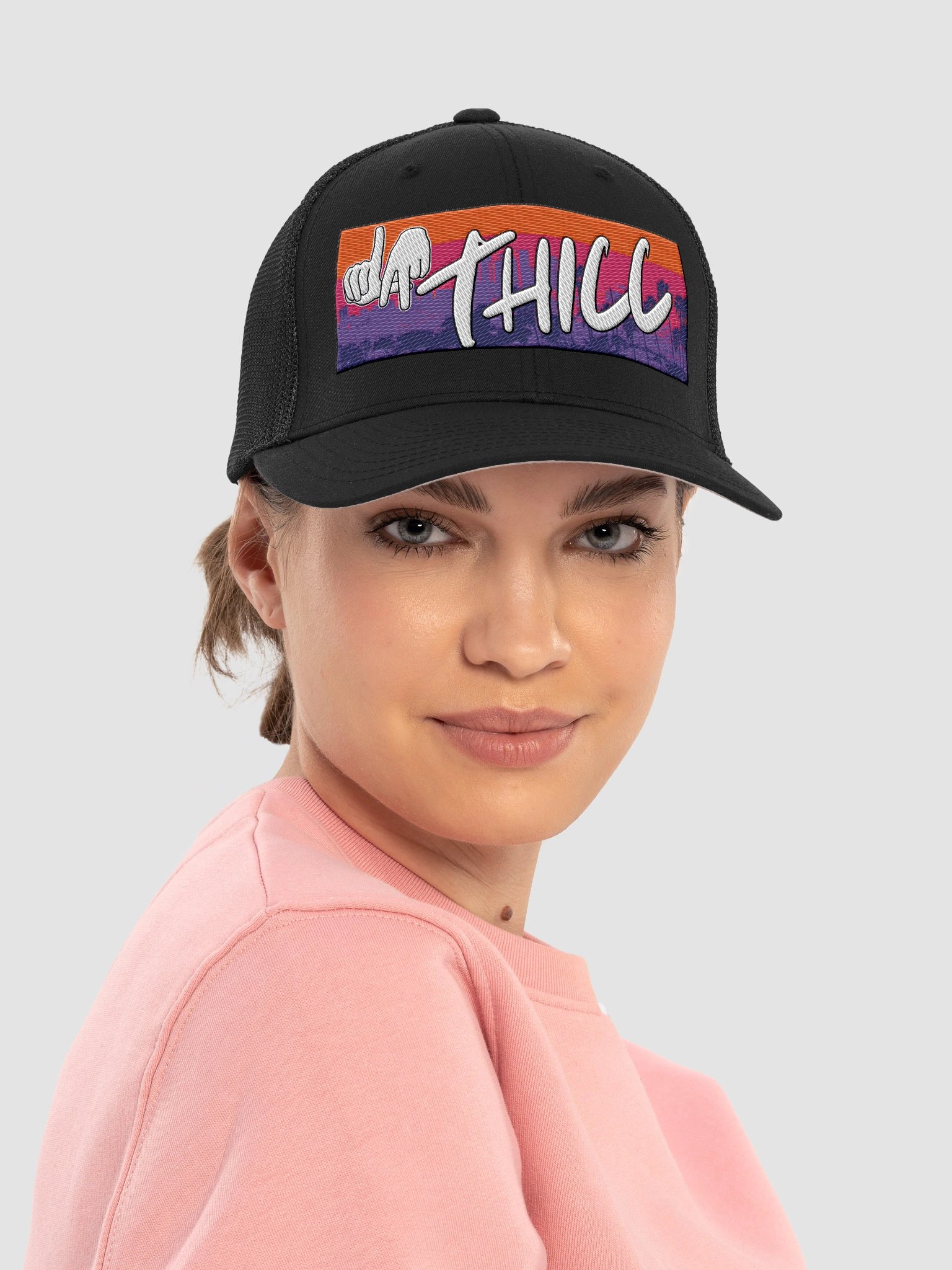 L.A. Thicc Sunset Trucker Hat product image (5)