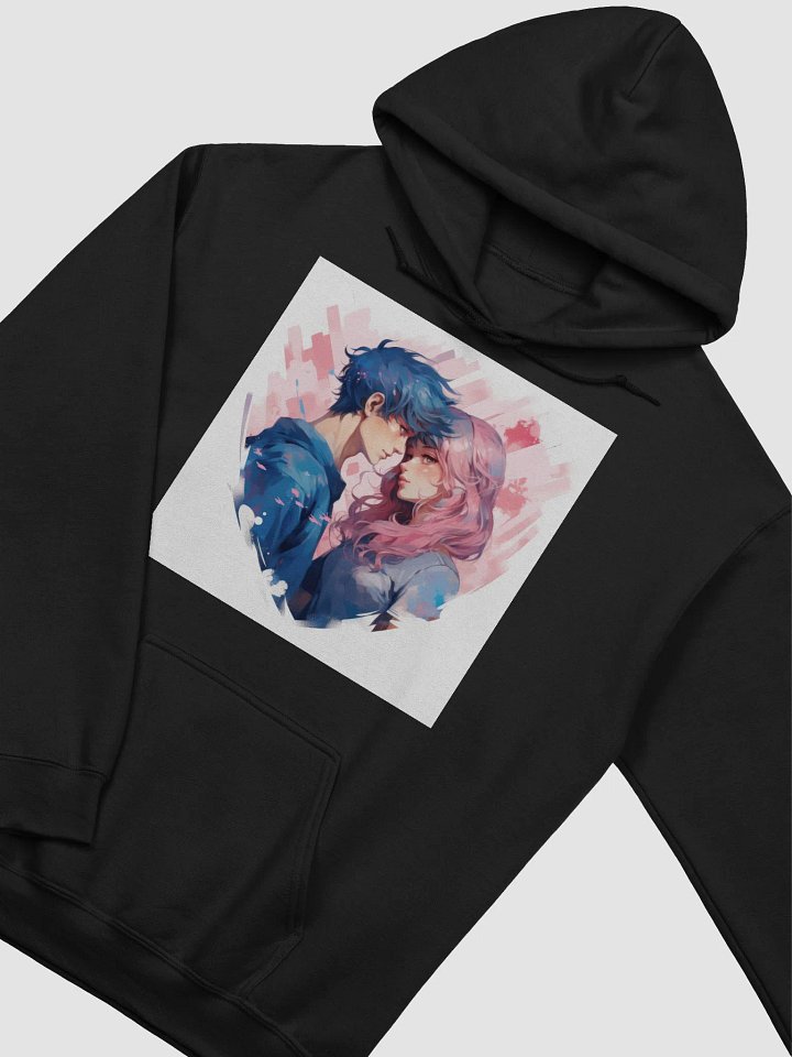 Eternal Gaze – Anime Romance Hoodie product image (2)