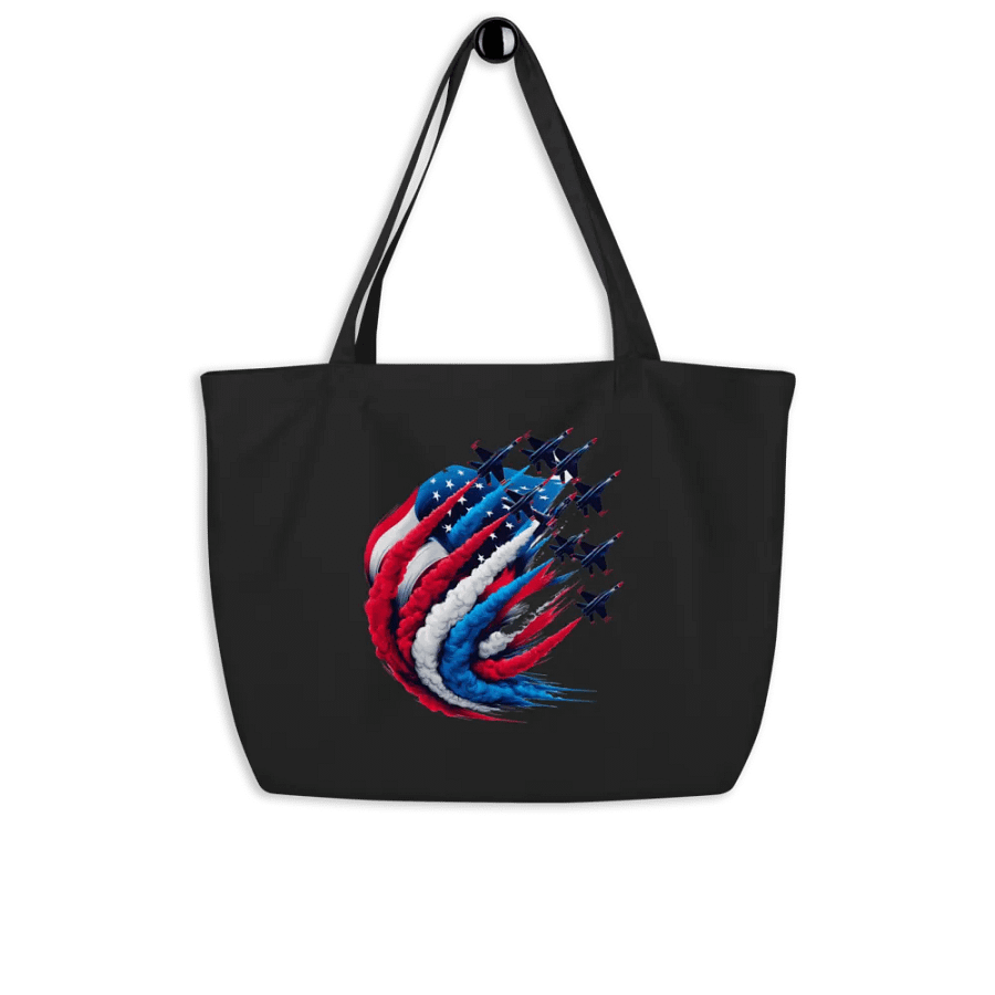 Patriotic Swirl Organic Tote product image (14)