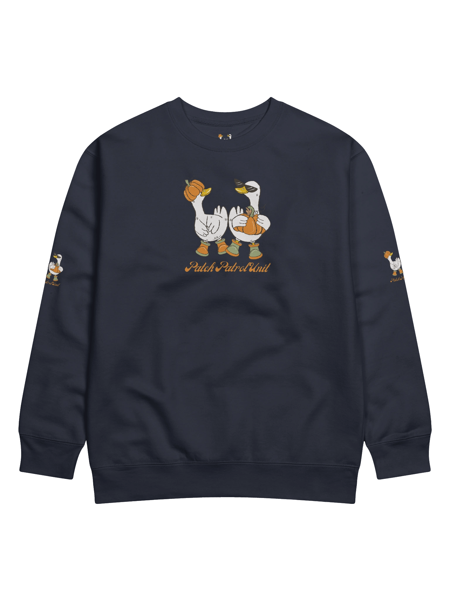 Patch Patrol Unit Pumpkin Duck Graphic Sweatshirt product image (8)