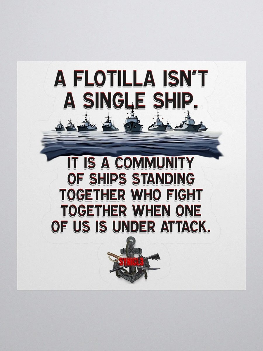 A Flotilla - Sticker product image (6)