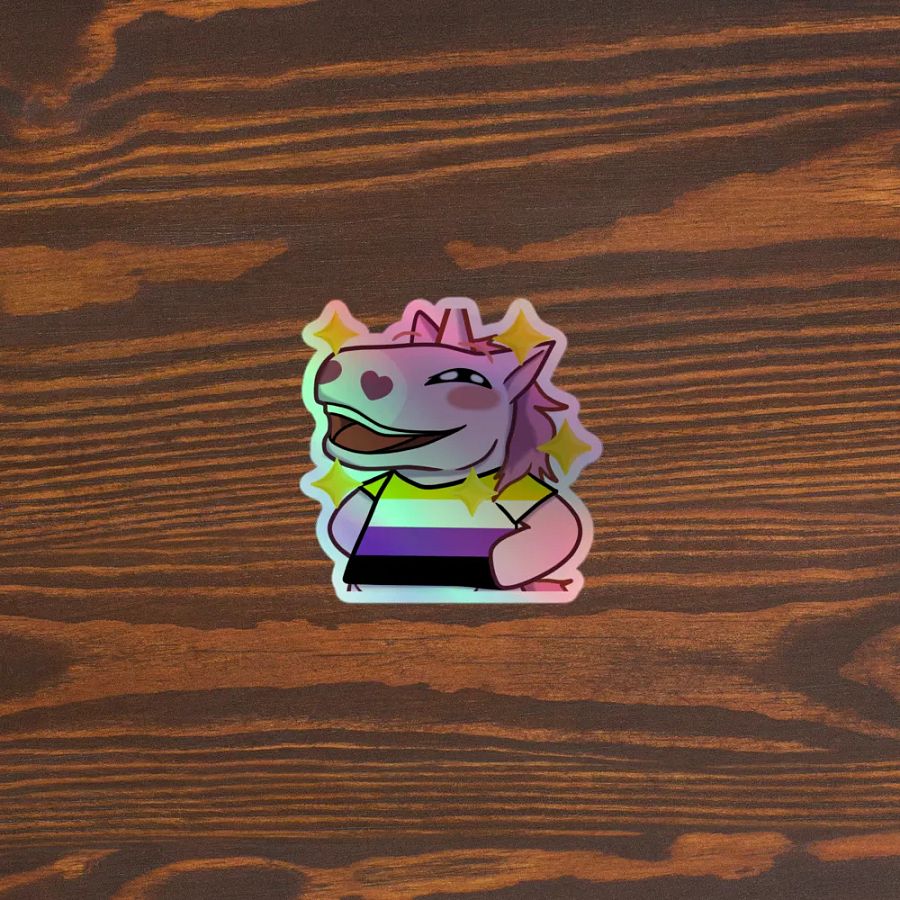 NB Pride Holographic Sticker product image (5)
