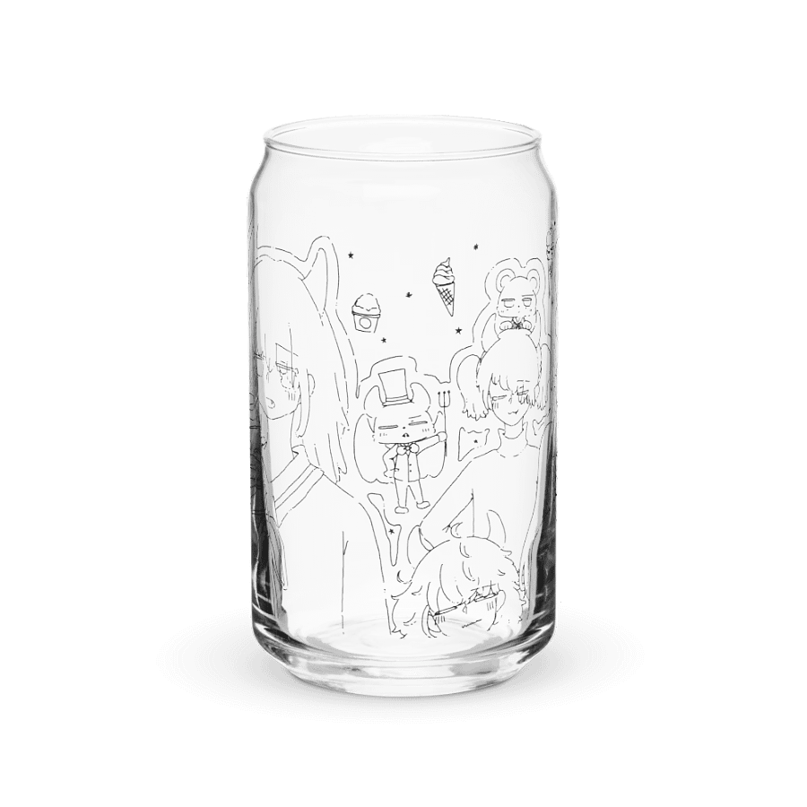 Hungry Demon & Friends Can-Shaped Glass product image (2)