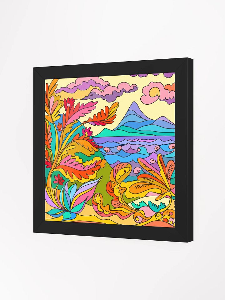 Vibrant Ayous Wood Framed Matte Poster - Paradise Landscapes No. 2 product image (20)