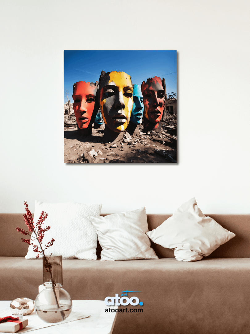 Elegy to Humanity - 6 | Canvas Art Painting product image (6)