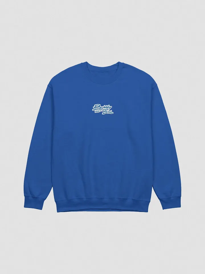 Bubbly and a B*tch embroidered crewneck (monochrome royal) product image (2)