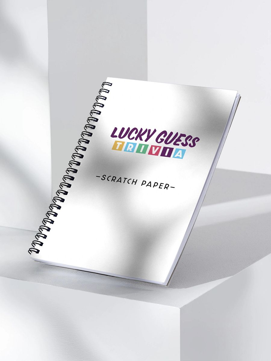 Scratch Paper Notebook product image (3)