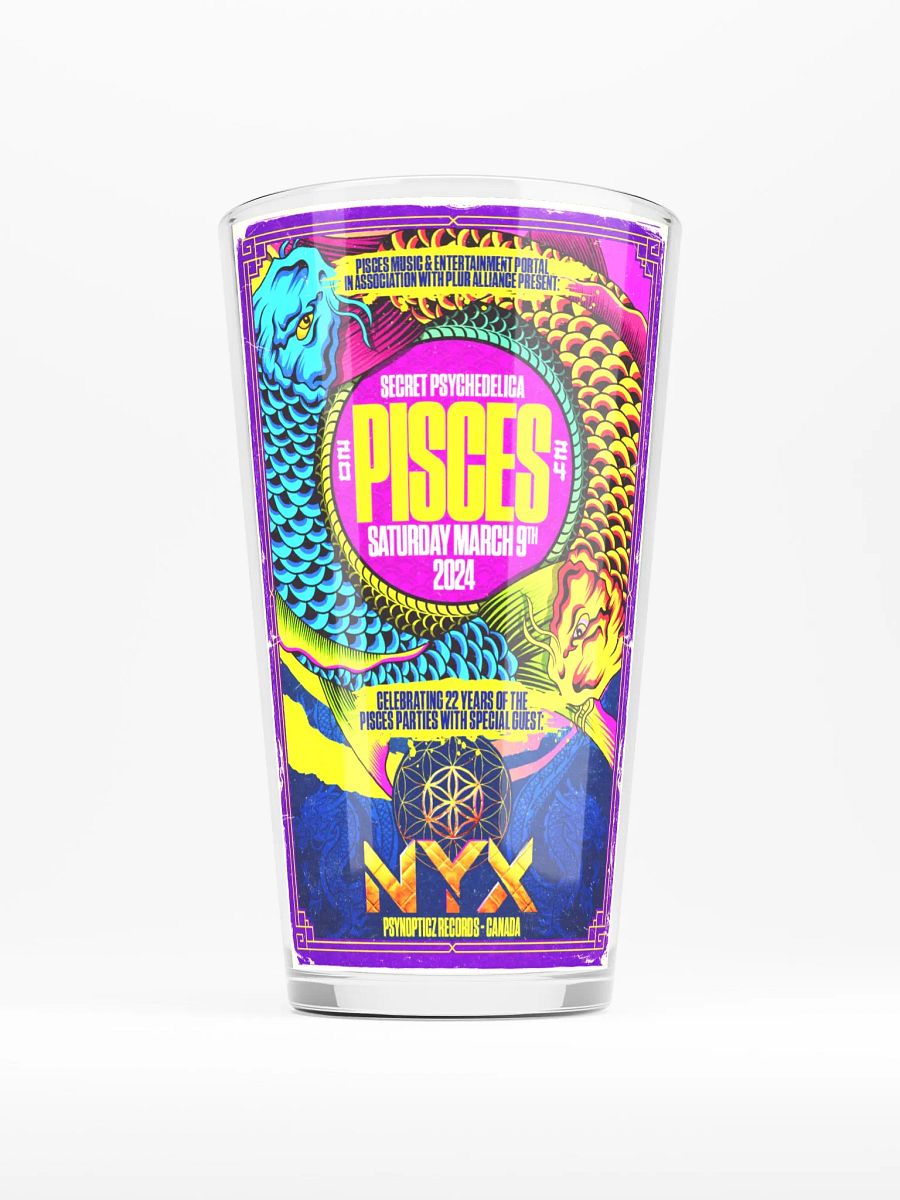 Pisces 2024 Shaker Pint Glass product image (1)