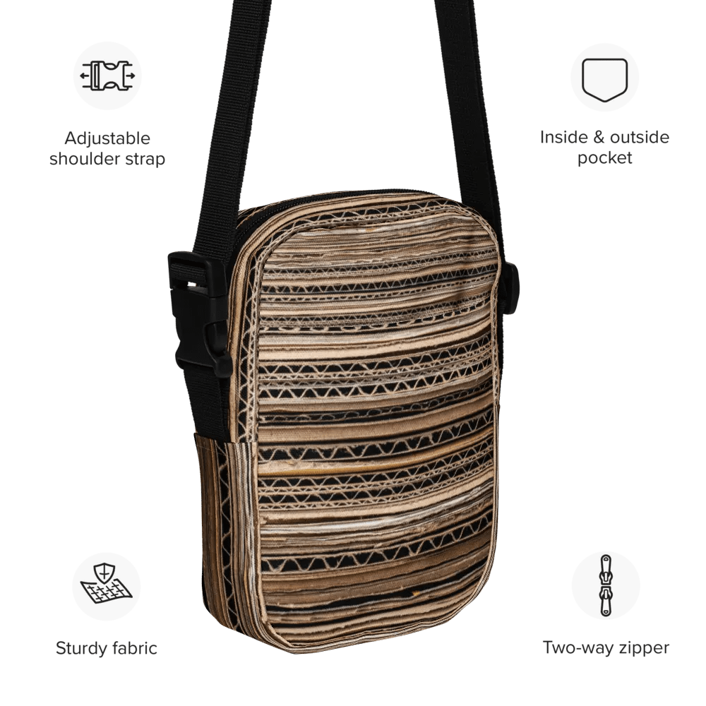 Corrugated Cardboard/ Paper Crossbody Bag product image (11)