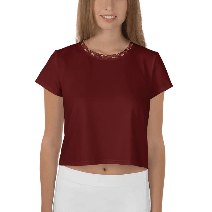 Agni - Crop Top Tee - Red product image (1)