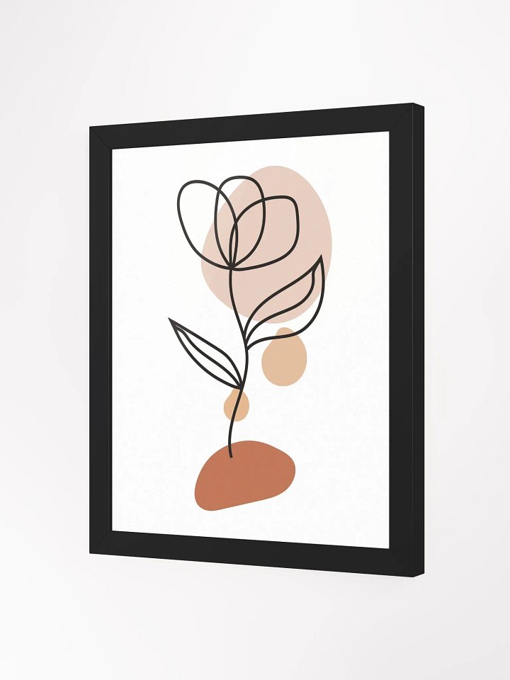 Minimalist Floral Framed Poster product image (35)