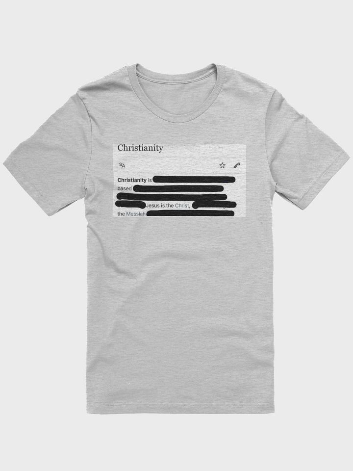 Christianity is Based Wikipedia Meme Tee product image (1)