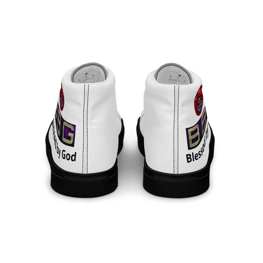 BBG White High Tops - Black Soles product image (2)
