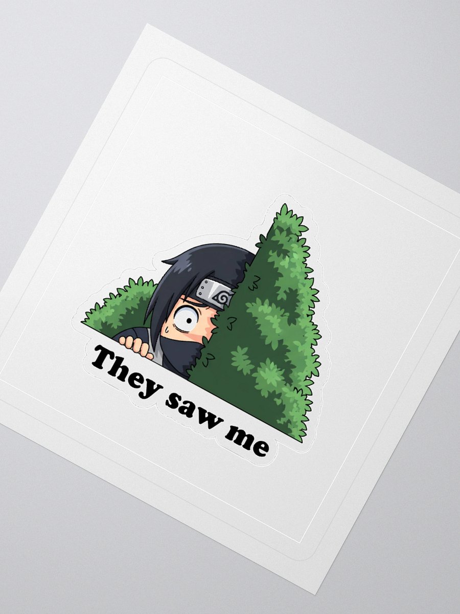 Bush Peeker Surprise Kiss Cut Stickers product image (7)