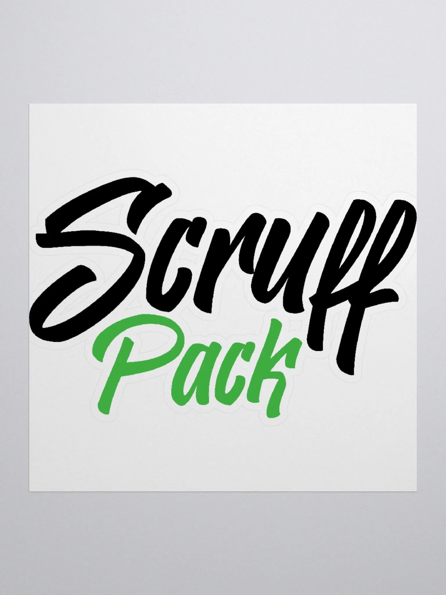 ScruffPack Sticker product image (1)