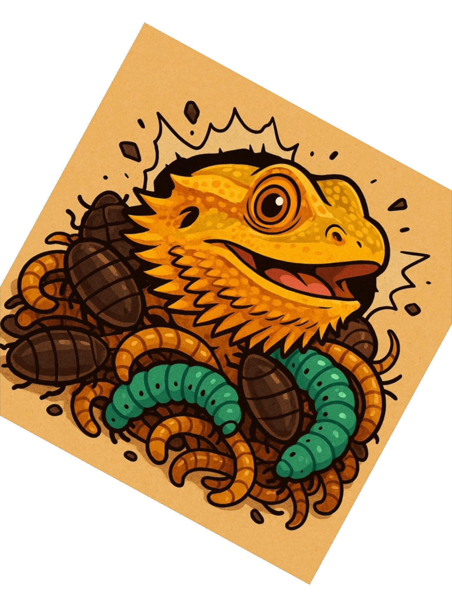 'GRUB TIME' STICKER product image (3)