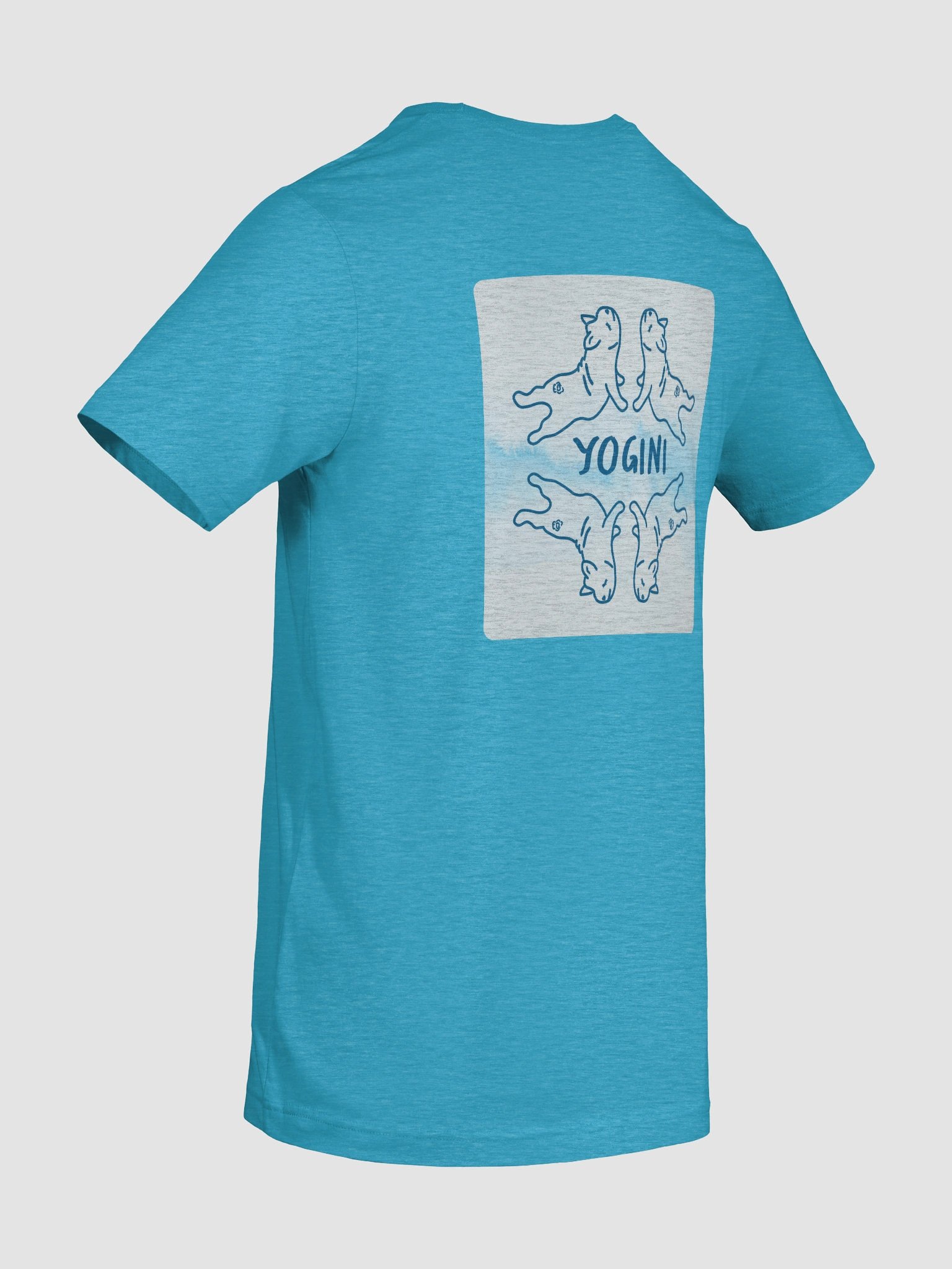 Yogini Quad Blue (Unisex Tee) product image (5)