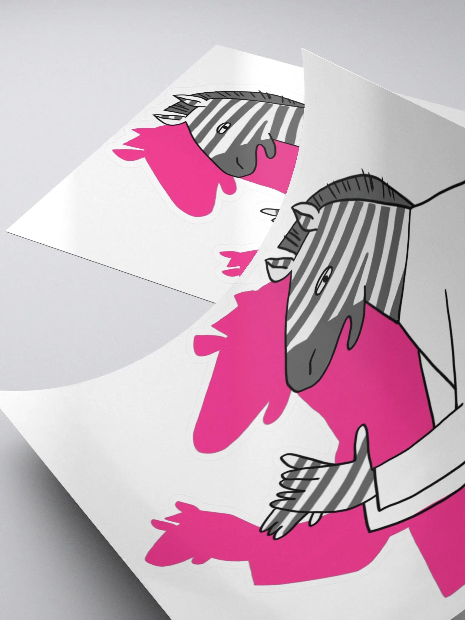 Zebra Shadow Sticker product image (4)