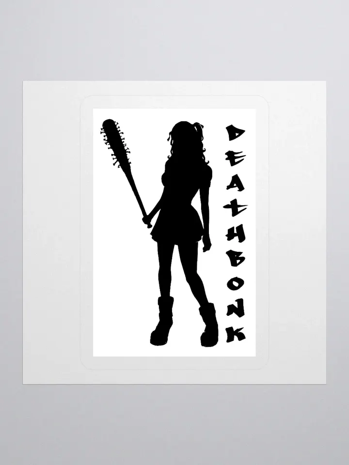 DEATHBONK Sticker (black on white) product image (3)