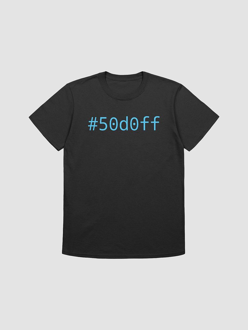 RUDE HEX CODE - #50d0ff -text (Gildan Softstyle)