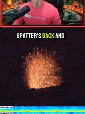 Spatter’s back. Tilt just surged past 13 µrad. Could this be the ramp-up to Episode 27? #Kilauea #Volcano #Lava