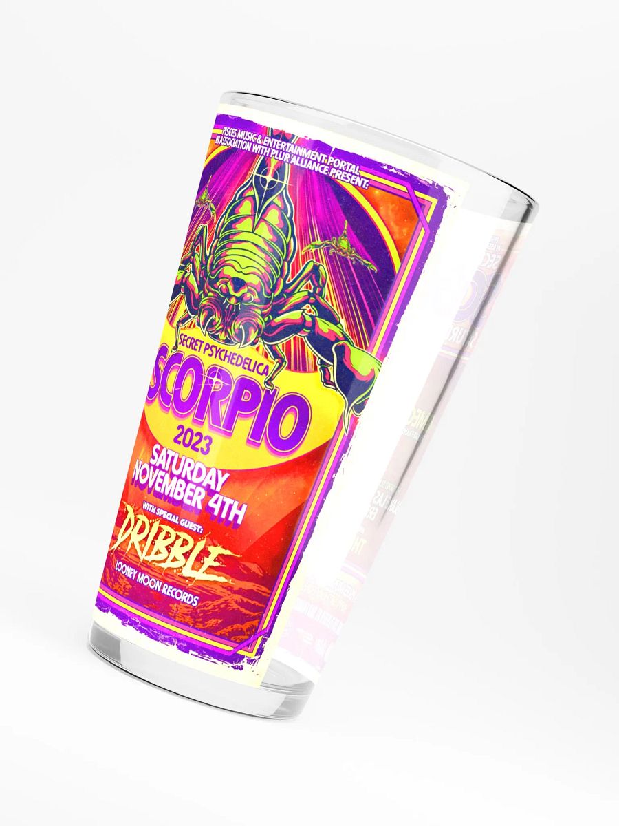 Scorpio 2023 Shaker Pint Glass product image (4)