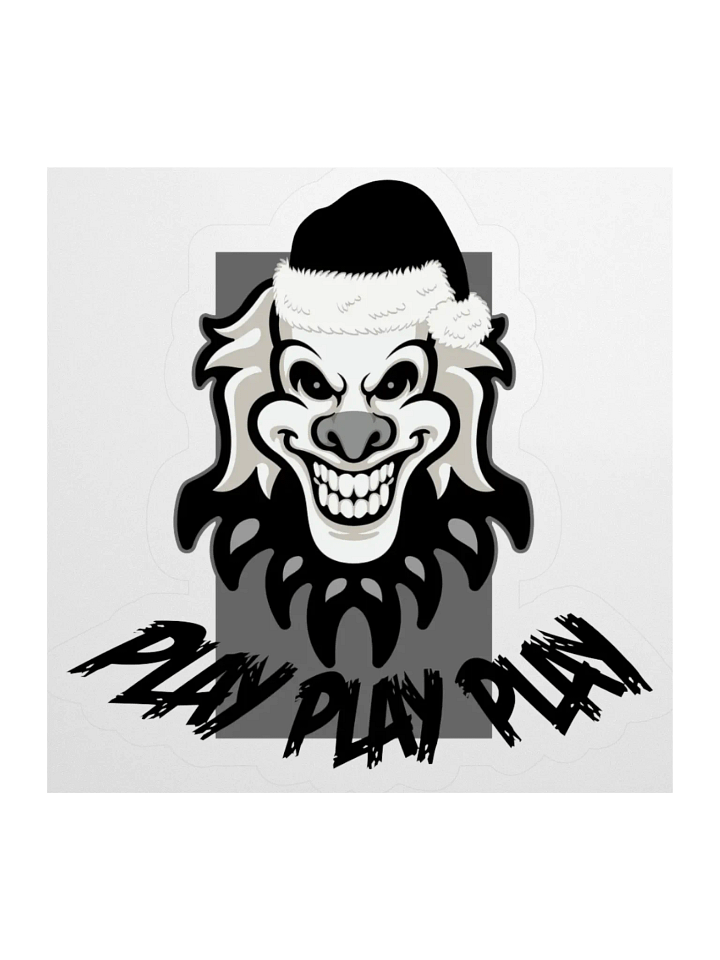 The Carn-evil Way PLAY PLAY PLAY Sticker product image (1)