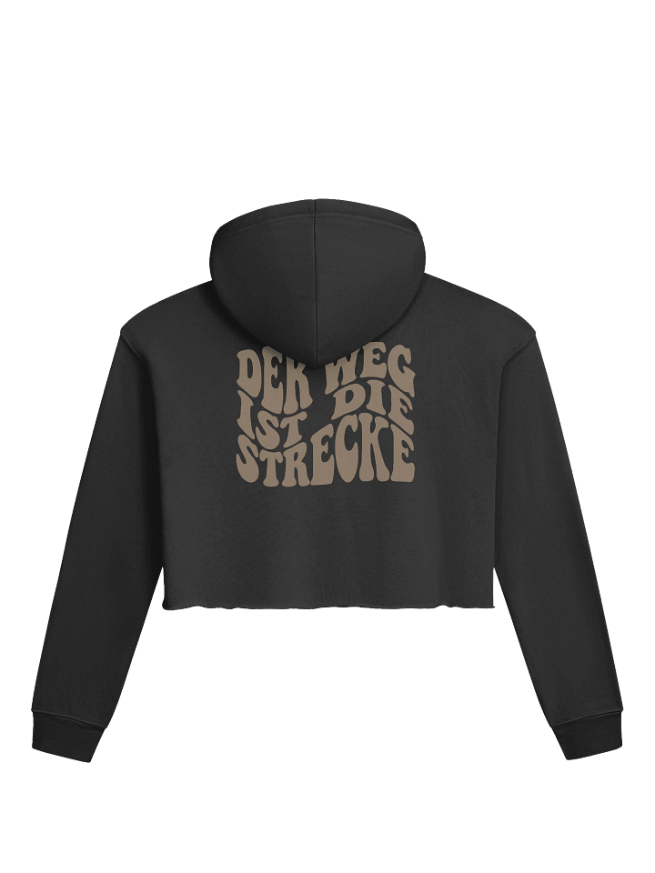 Der Weg ist die Strecke - Cropped Hoodie product image (4)