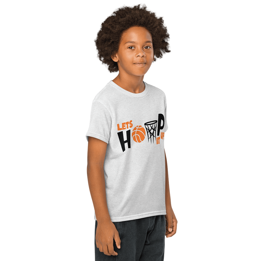 Kids T- Shirt Lets Hoop Ball Basket product image (4)