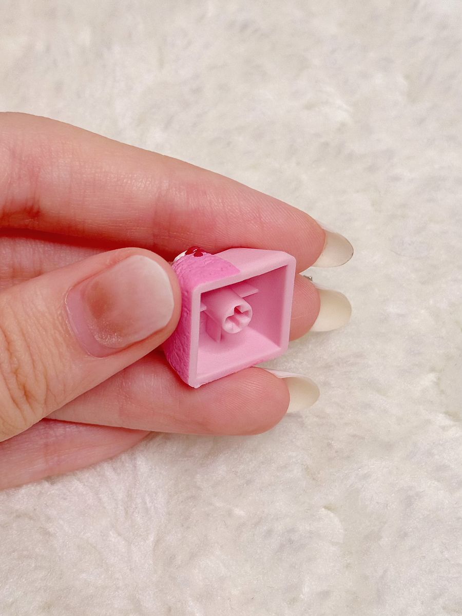 Pink on Pink Gloomy Bear Keycap product image (5)