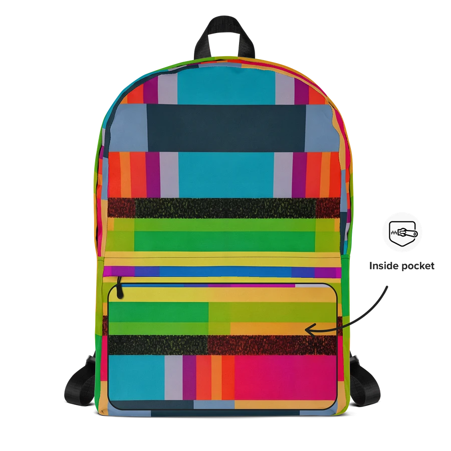 Colorful Blocks #1 - Backpack product image (7)