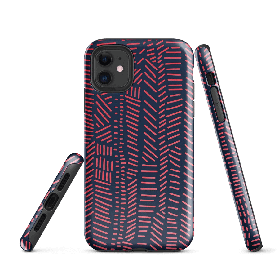 Crimson Weave Tough Case for iPhone® product image (1)