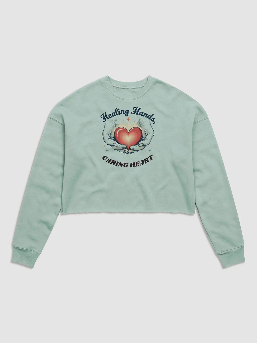 Healing Hands Crop Sweatshirt product image (1)