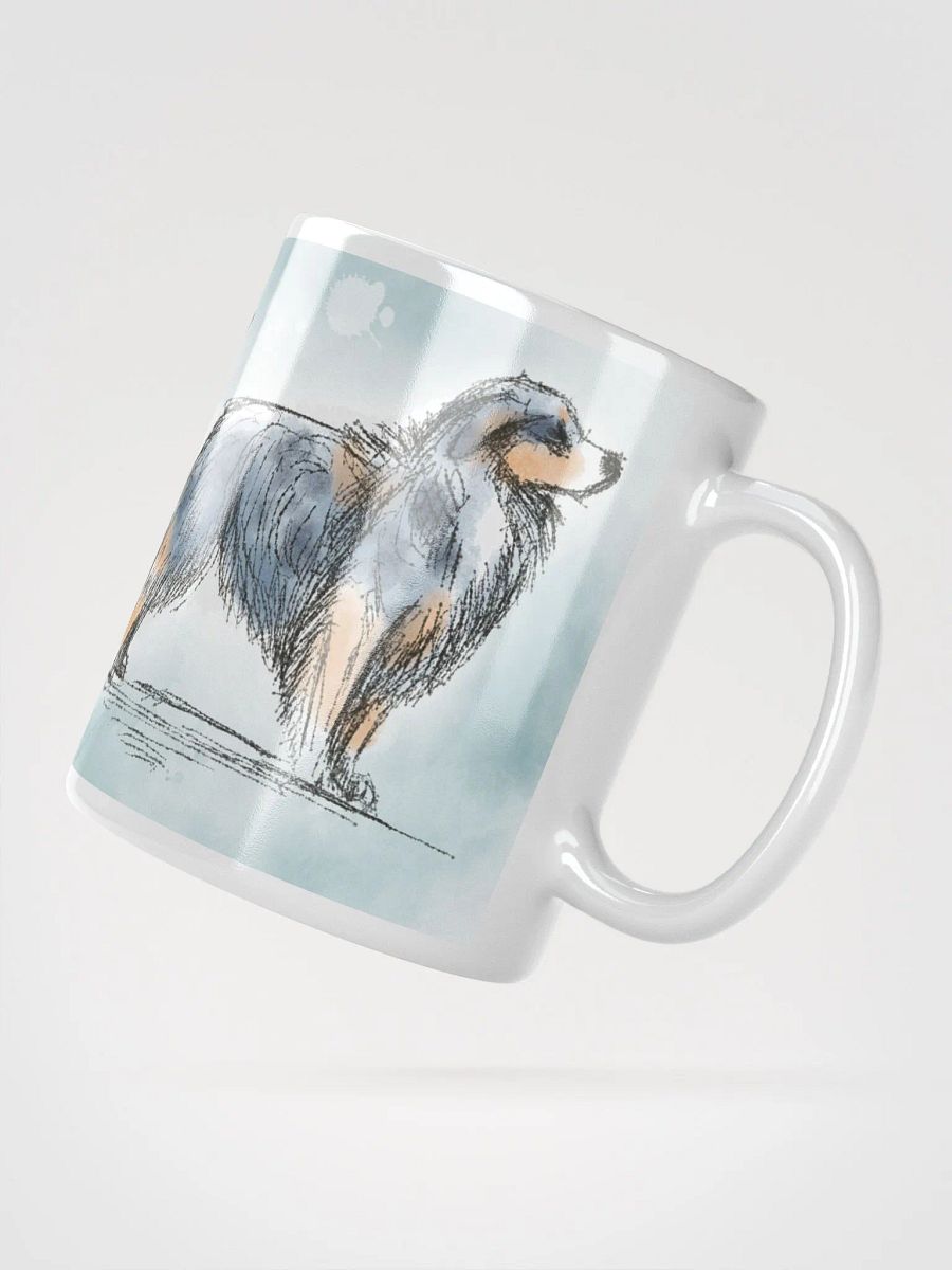 Hand Drawn Aussie Love White Glossy Mug product image (6)